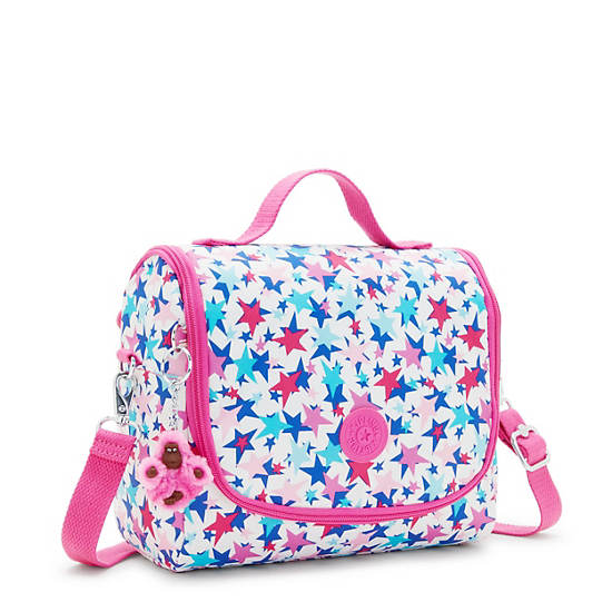 Kipling New Kichirou Printed Lunch Bag Tassen Roze | BE 1934FD